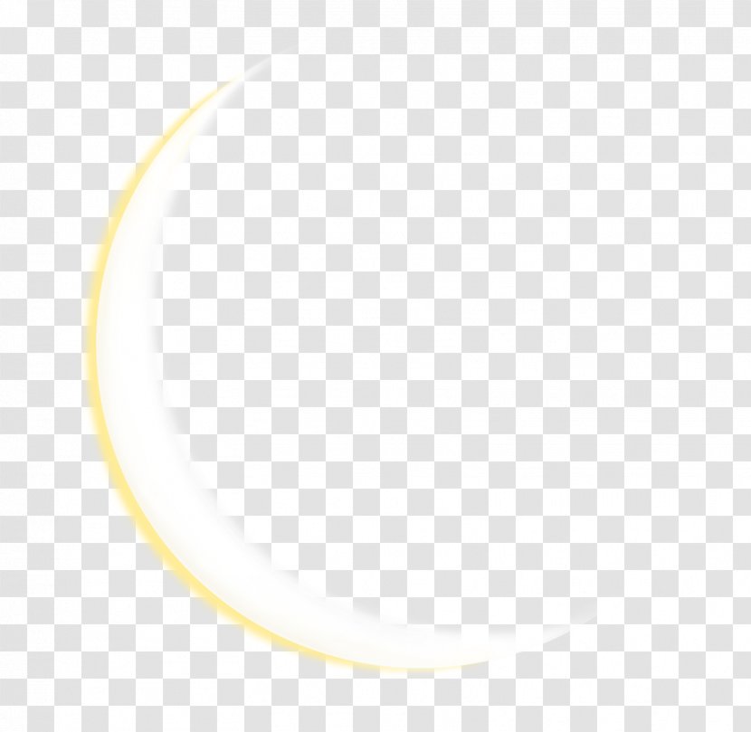 Crescent Line - Yellow Transparent PNG