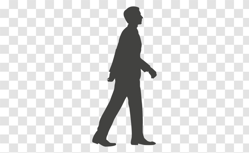 Silhouette Walk Cycle - Hand - Walking Transparent PNG