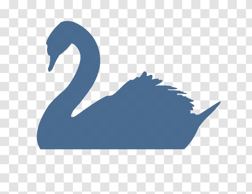 The Black Swan: Impact Of Highly Improbable Swan Theory Bird Silhouette - Logo - Cosmetic Treatment Transparent PNG