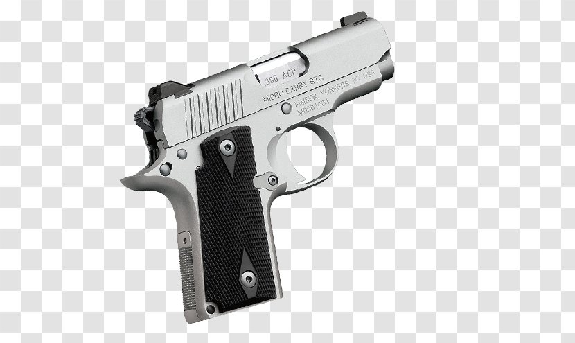 Kimber Manufacturing .45 ACP M1911 Pistol Firearm - Concealed Carry - .380 Transparent PNG