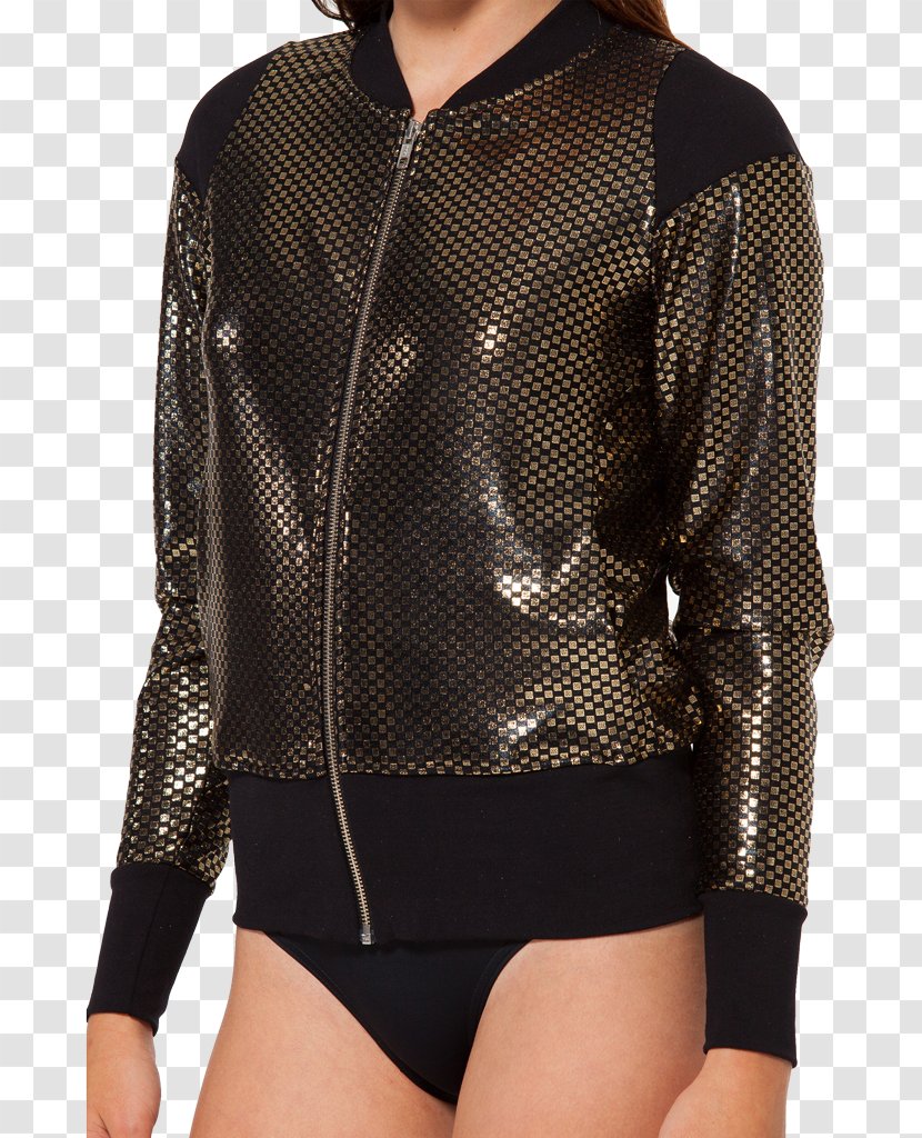 Leather Jacket Neck - Outerwear - Bomber Transparent PNG