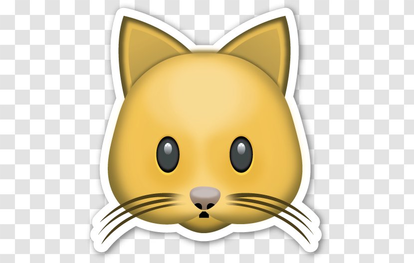 Cat T-shirt Emoji Kitten Sticker - Smiley - Face Transparent PNG
