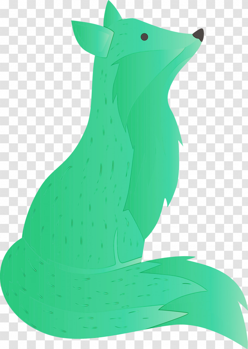 Green Animal Figure Transparent PNG