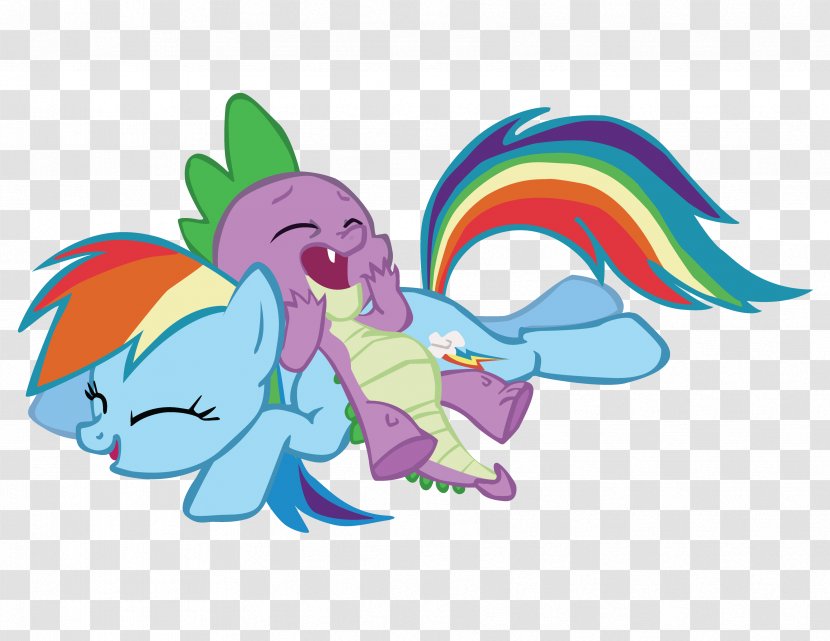 Pony Rainbow Dash Spike Pinkie Pie Applejack - Mammal - My Little Transparent PNG