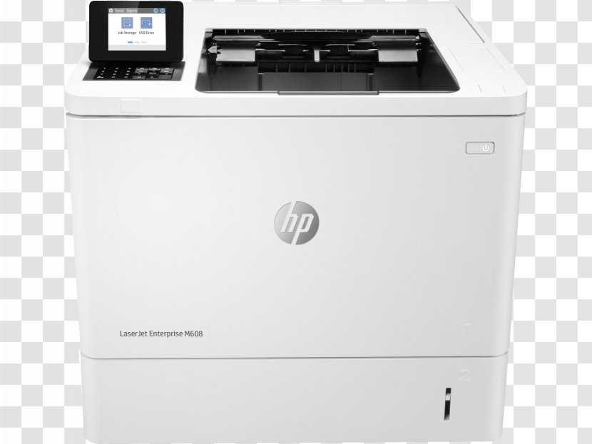 Hewlett-Packard HP LaserJet Enterprise M607n Printer Laser Printing - Electronic Device - Q & A Transparent PNG