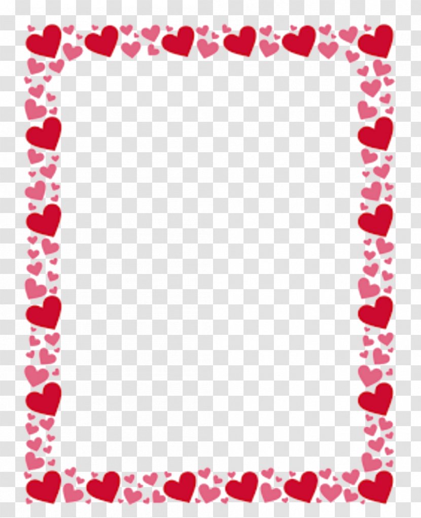 Borders And Frames Clip Art Right Border Of Heart Image Transparent PNG