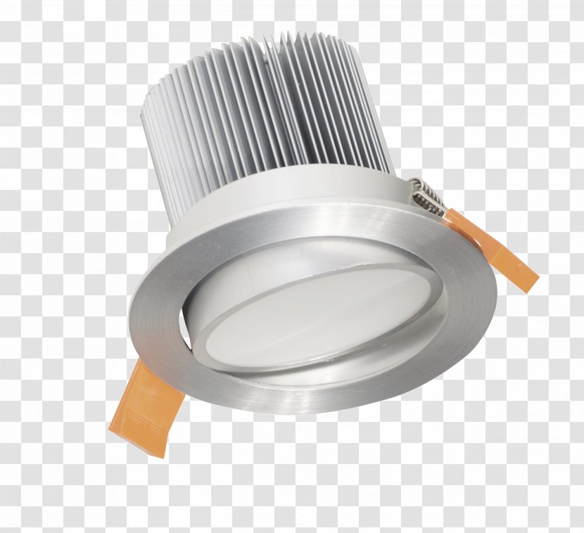 Recessed Light LED Lamp Lighting EGLO Light-emitting Diode - Building - Downlights Transparent PNG