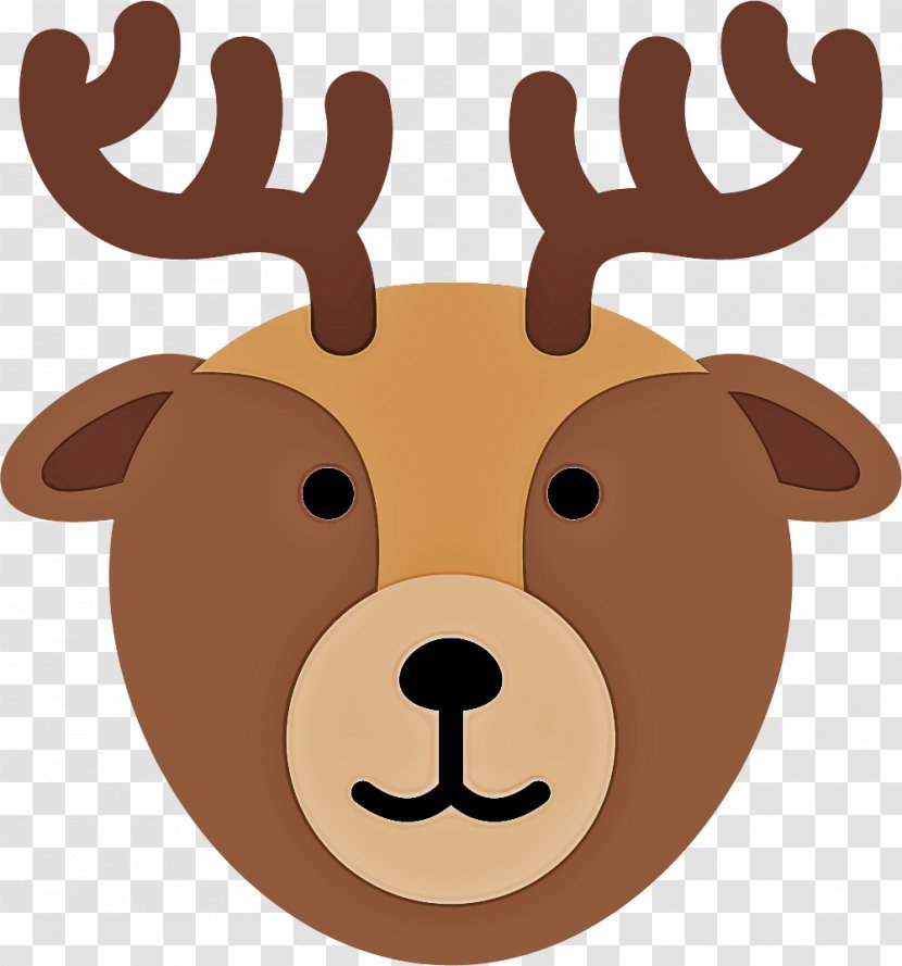 Reindeer - Cartoon - Fawn Smile Transparent PNG