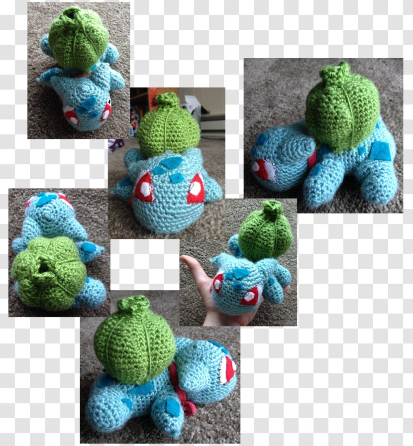 Crochet Stuffed Animals & Cuddly Toys Amigurumi Chikorita Pokémon - Woolen - Crocheting Transparent PNG