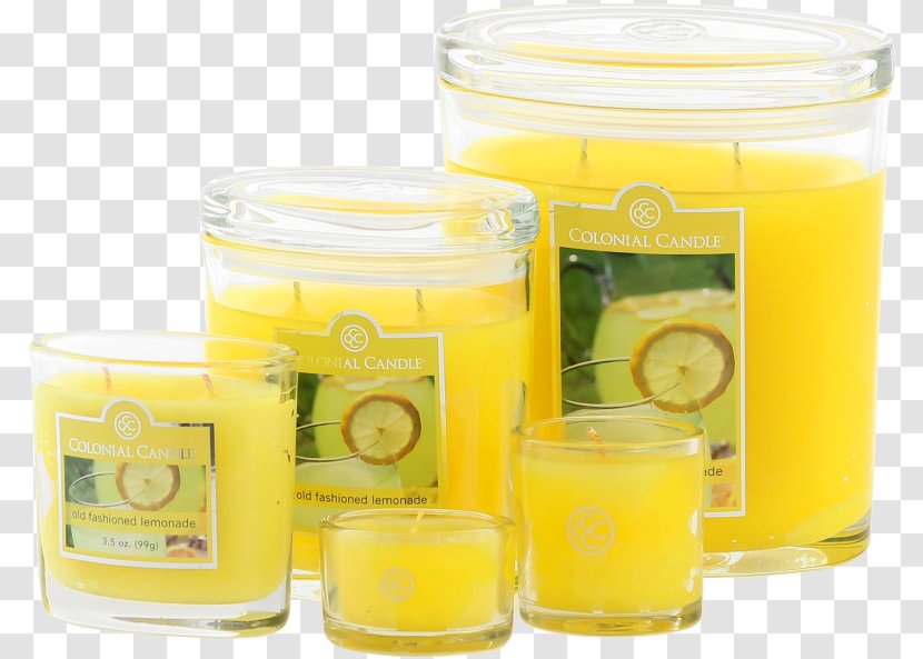 Lemonade Old Fashioned Juice Candle - Lemon Transparent PNG