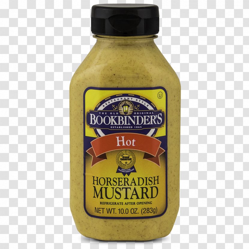 Mustard Old Original Bookbinder's Horseradish Food French's - Sauce Transparent PNG