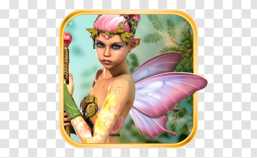 Fairy Pixie Elf Android Desktop Wallpaper - Frame - Forest Transparent PNG