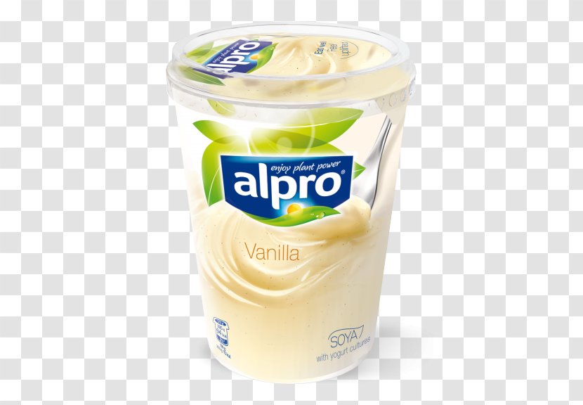 Alpro Soy Yogurt Yoghurt Soybean Food - Cream - Spoonful Of Sweetness And Other Delicious Manners Transparent PNG