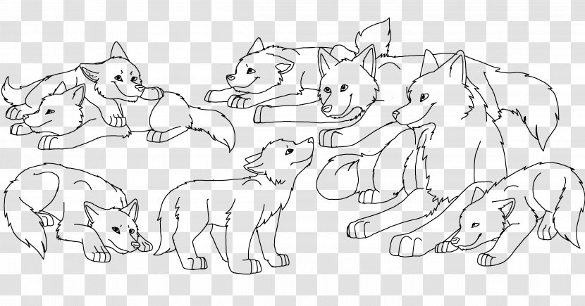 Line Art Dog Drawing Pack Canidae - Minaret Transparent PNG