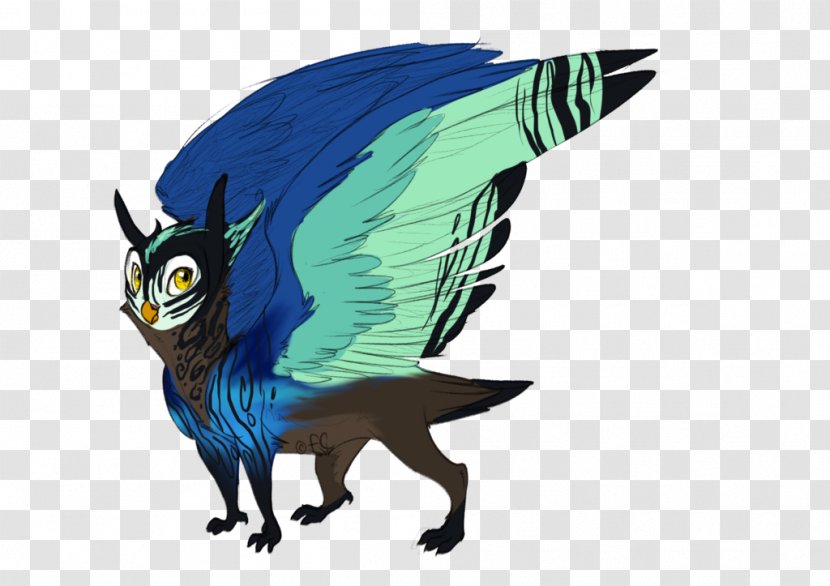 Beak Fauna Cartoon Feather - Mythical Creature Transparent PNG