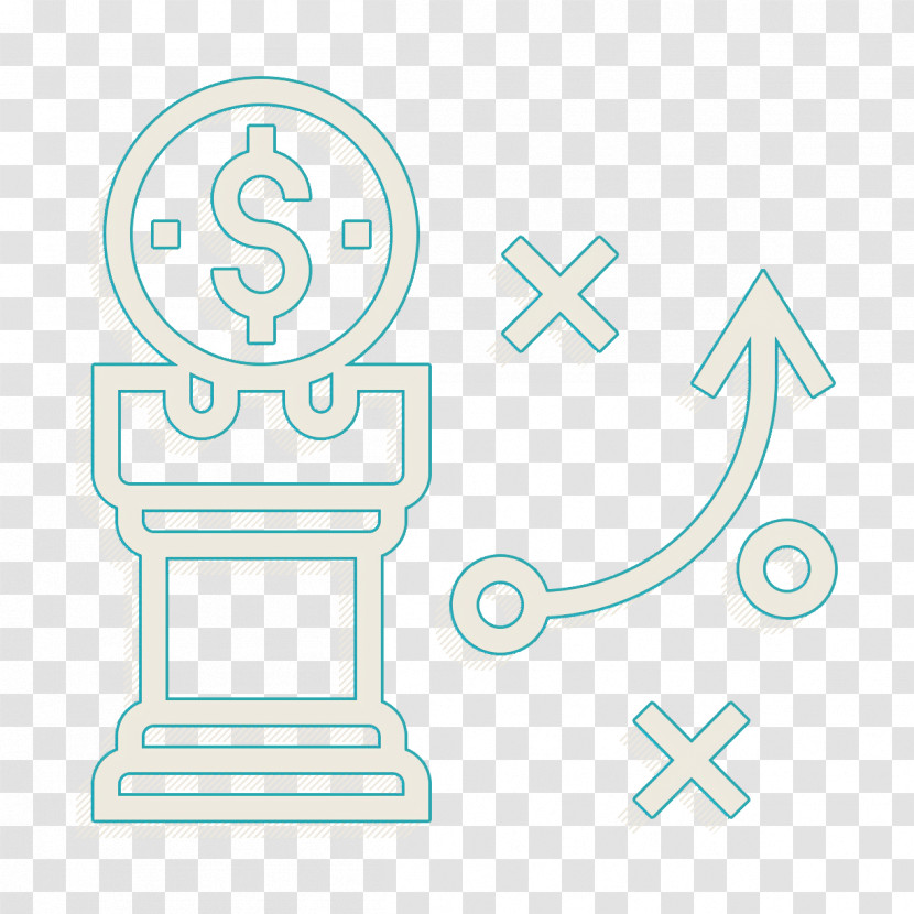 Strategy Icon Financial Technology Icon Business And Finance Icon Transparent PNG