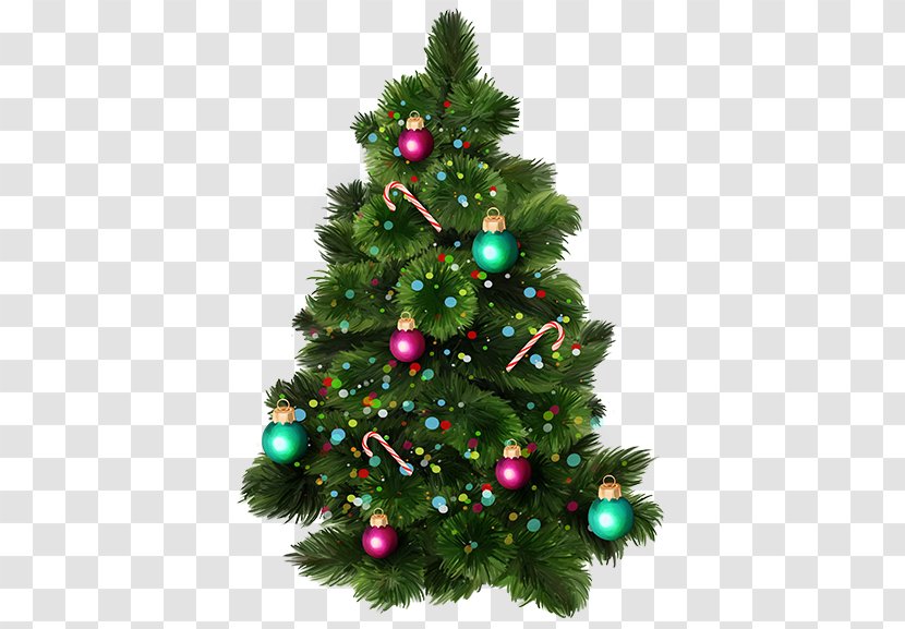 Christmas Tree Pine Fir Clip Art - Ornament Transparent PNG