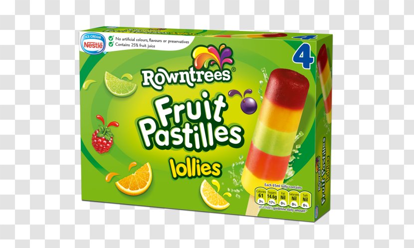 Ice Cream Pop Lollipop Rowntree's Fruit Pastilles Chocolate - Solero - Lolly Transparent PNG