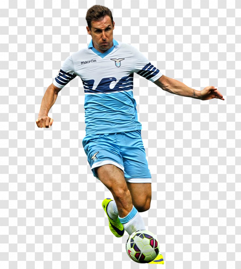 SS Lazio Football Player Jersey Team Sport - Photobucket - Miroslav Klose Transparent PNG