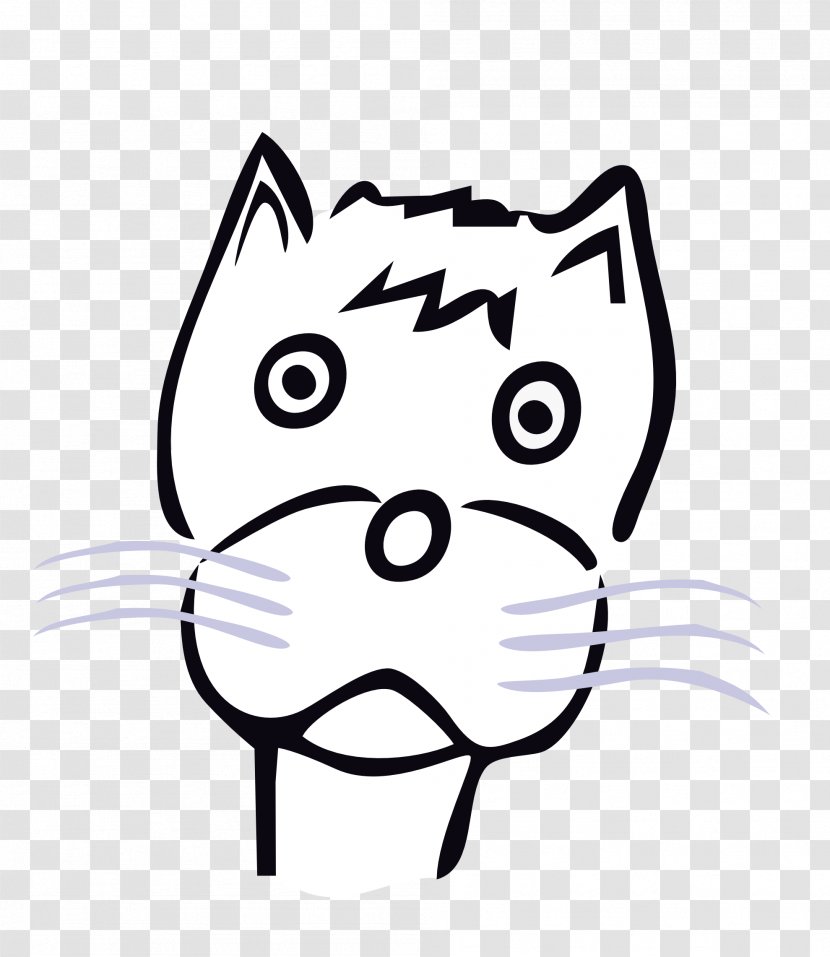 Cat Kitten Dog Clip Art - Heart - Line Transparent PNG