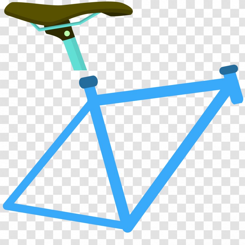 Bicycle Frame Cycling Single-speed - Singlespeed - Vector Cartoon Bike Seat Board Accessories Transparent PNG