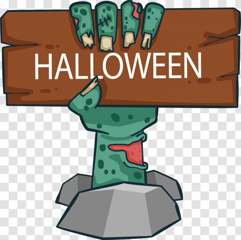 Box Ghost Halloween - Punch Board Title Transparent PNG