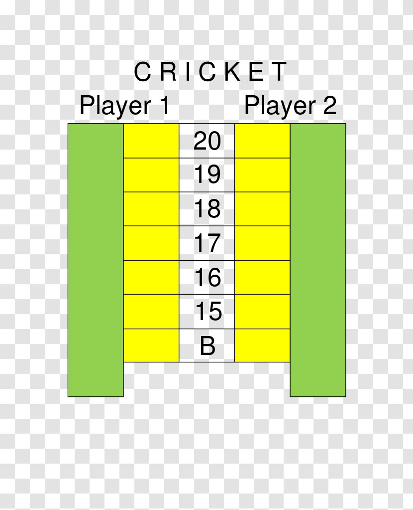 Cricket Darts Scoring Scoreboard Game - Scorecard Transparent PNG