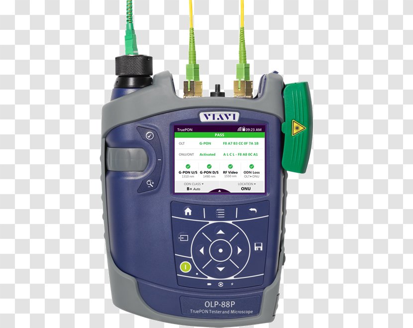 Measuring Instrument Optical Fiber Passive Network Optics Viavi Solutions - Terminal - Power Meter Transparent PNG