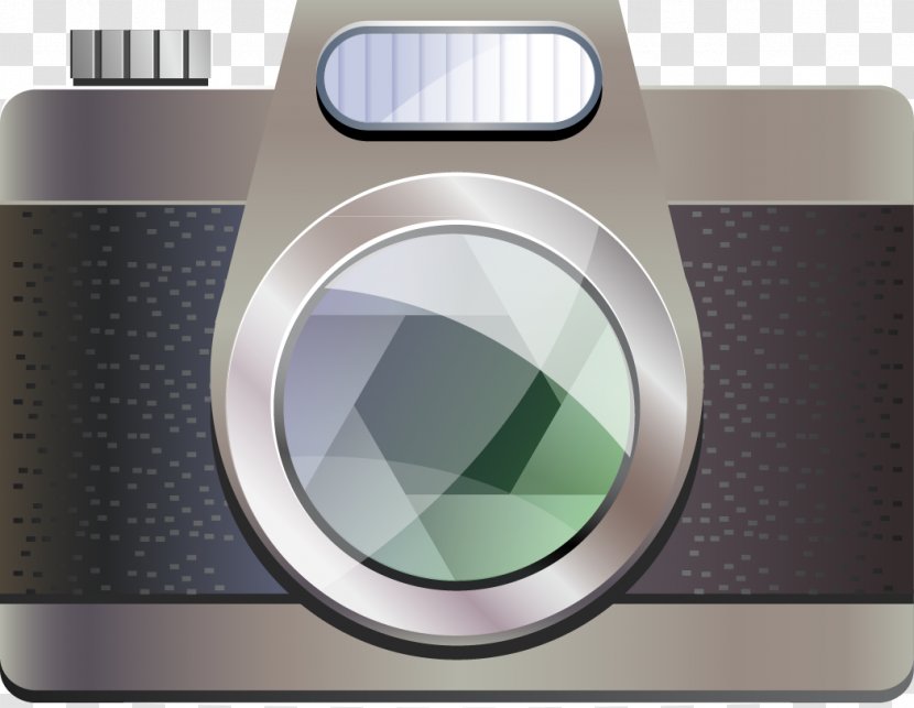 Digital Camera - Electronics - Vector Retro Pic Transparent PNG
