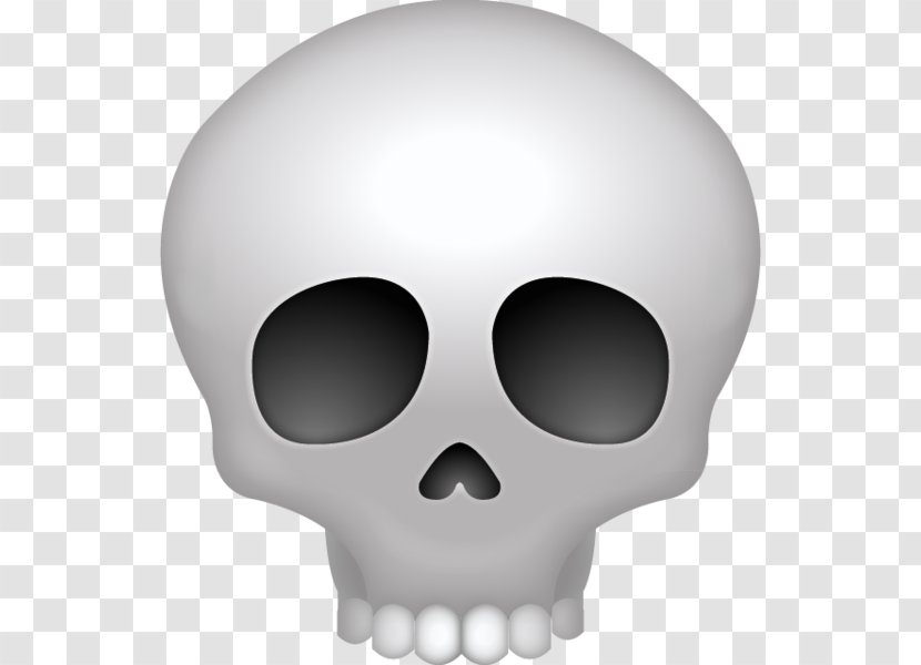 Emoji IPhone Skull Clip Art - Bone - Dead Island Transparent PNG