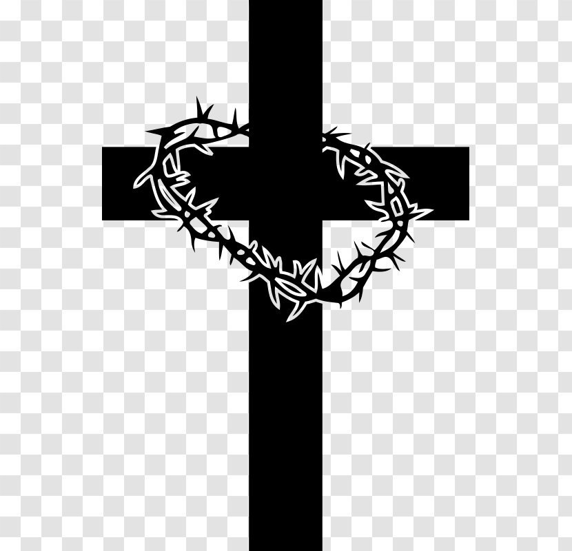 Crown Of Thorns Christian Cross And Clip Art Thorncrown Chapel - Line Transparent PNG