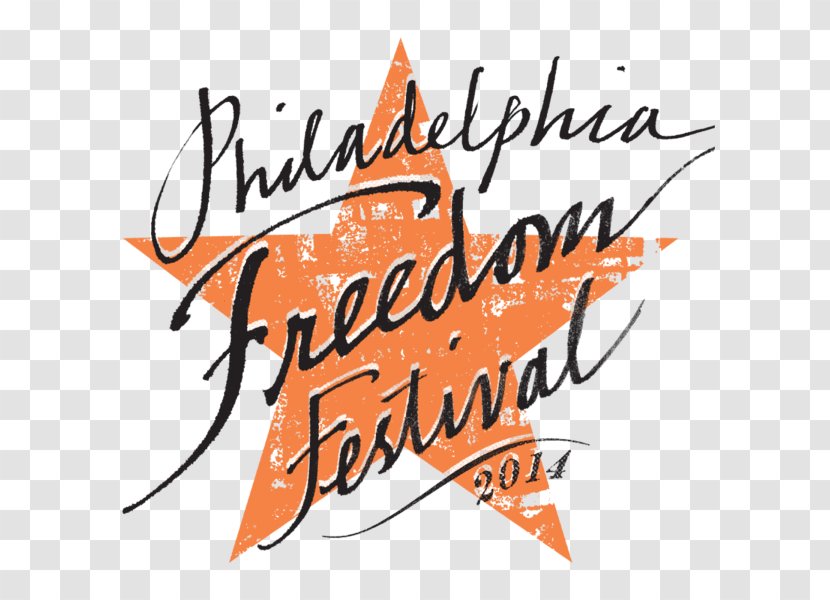 Calligraphy Philadelphia Freedom Font Clip Art Brand - Text - College Fest Philly Transparent PNG