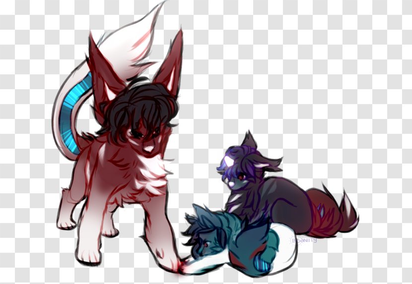 Cat Horse Demon Canidae Dog - Tree Transparent PNG