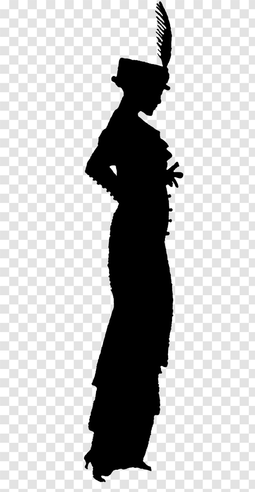 Silhouette Stencil Woman Art Clip - Beak - Sillouette Transparent PNG