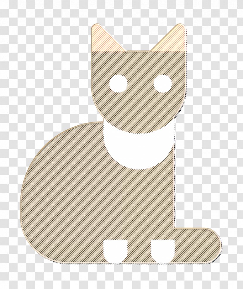 Cat Icon Halloween Kitty - Small To Mediumsized Cats - Fawn Whiskers Transparent PNG
