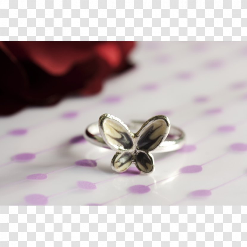 Body Jewellery - Jewelry - Black Flowers Ring Transparent PNG
