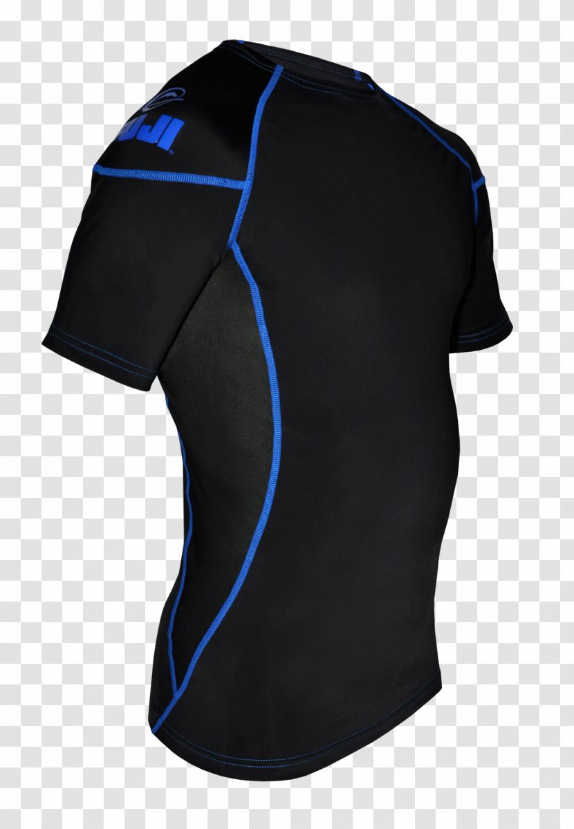 T-shirt Sleeve Compression Garment Sport - Cobalt Blue Transparent PNG