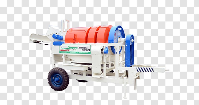 Threshing Machine Landforce Dasmesh Mechanical Works, Amargarh Tractor - Disc Harrow Transparent PNG