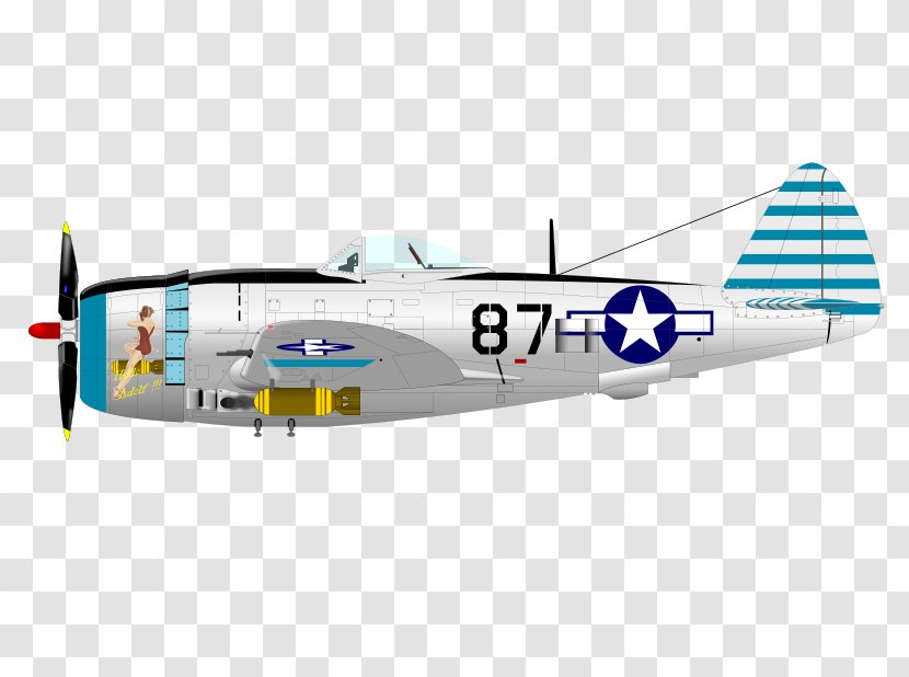 Republic P-47 Thunderbolt North American P-51 Mustang T-6 Texan Fairchild A-10 II Lavochkin La-9 - A 36 Apache - Airplane Transparent PNG