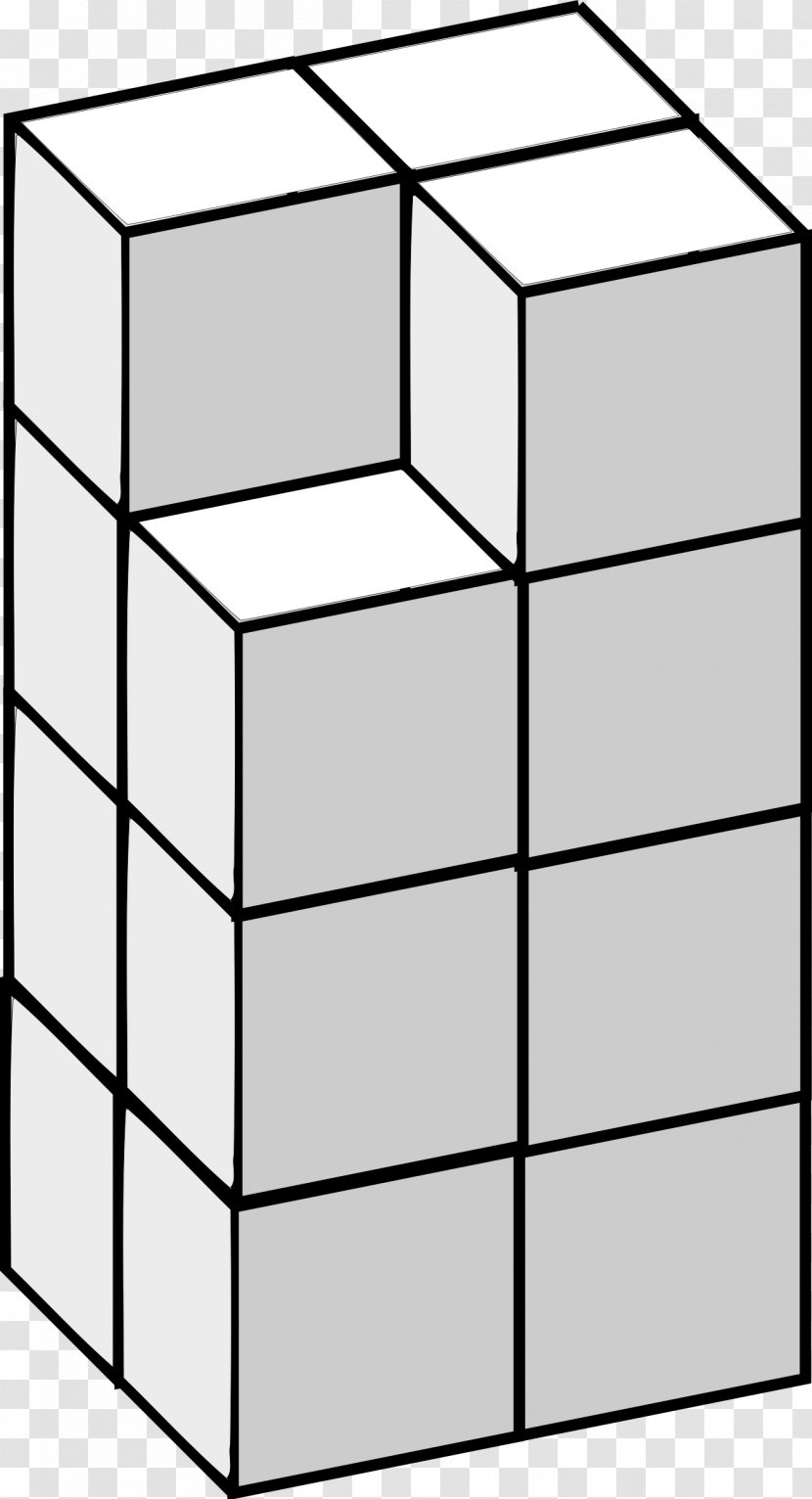 Rectangle Square Area Pattern - Cube Transparent PNG