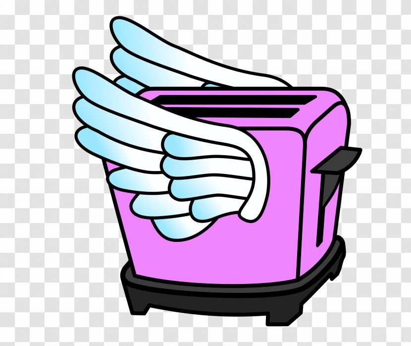 Flying Toaster After Dark Clip Art - Kitchen - Toast Transparent PNG