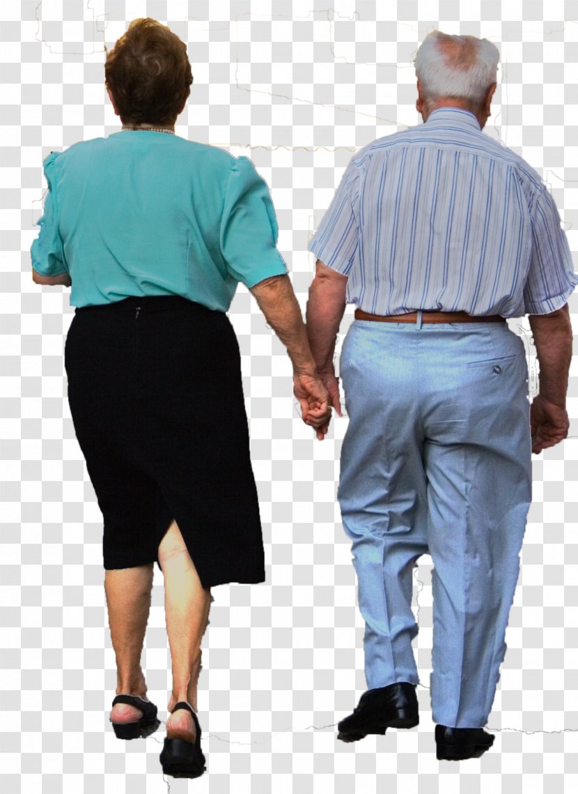 Walking Adult Old Age - Arm - Couple Transparent PNG