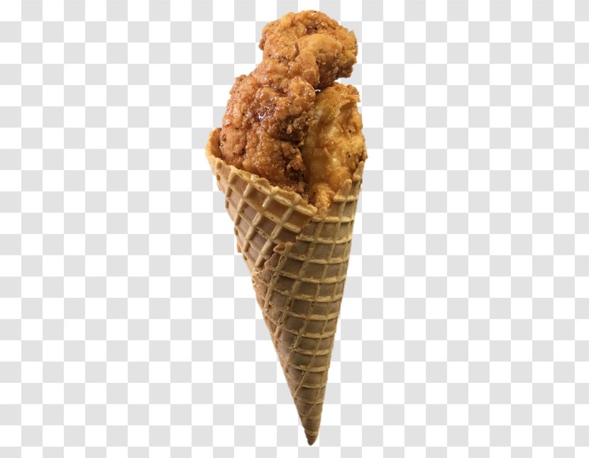 Ice Cream Cones Soft Serve Sprinkles Food - Dessert - Chicken And Waffles Transparent PNG