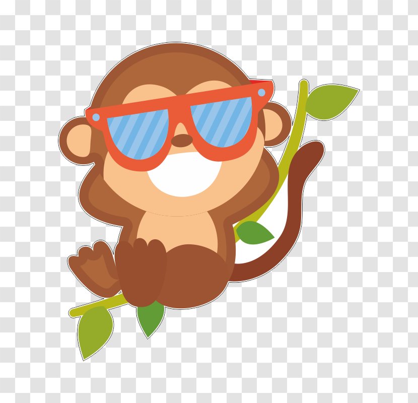 Sunglasses Monkey Infant Goggles - Vision Care - Glasses Transparent PNG
