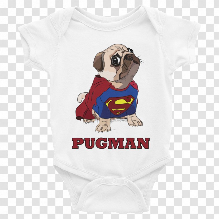 Baby & Toddler One-Pieces T-shirt Pug Sleeve Scoop Neck - Puppy Love Transparent PNG