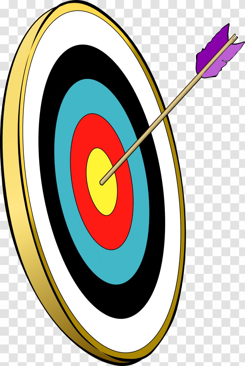 Target Archery Bow And Arrow Clip Art - A Shot On Color Transparent PNG