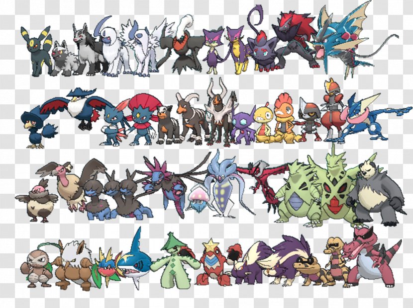 Pokémon GO Battle Revolution Pokemon Black & White Types - Fiction - Darkness Transparent PNG
