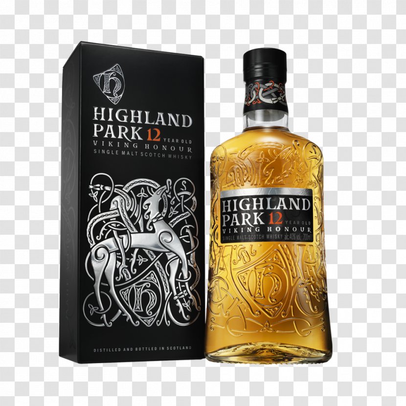 Highland Park Distillery Single Malt Whisky Whiskey Scotch - Viking Transparent PNG