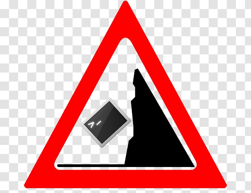 Secure Shell Session Bash Traffic Sign - Area - Triangle Transparent PNG