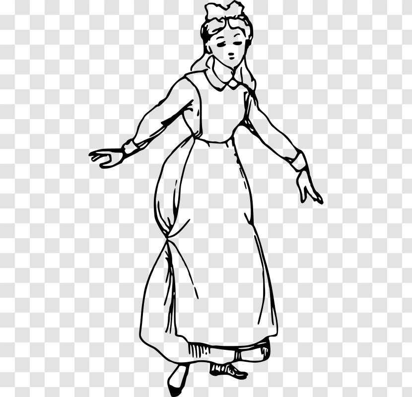 Woman Character Cartoon Clip Art - Hand Transparent PNG